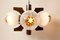Murano Glass and Teak Chandelier from Mazzega, 1960s, Image 23