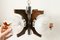 Murano Glass and Teak Chandelier from Mazzega, 1960s, Image 11