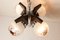 Murano Glass and Teak Chandelier from Mazzega, 1960s, Image 27
