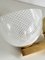 Mid-Century Italian Reticello Murano Glass and Brass Wall Lights in the style of Venini, 1980s, Set of 2, Image 6