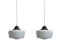 Vintage Church Opaline Milk and Glass Ceiling Lamp by Hailwood & Ackroyd, 1920s, Set of 3, Image 11