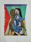Pablo Picasso, Portrait, Color Offset Lithograph on Pur de Marais Fil Paper, 1943 1