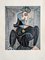 Pablo Picasso, Portrait, Color Offset Lithograph on Pur de Marais Fil Paper, 1943 1
