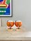 Bright Orange Eye-Ball Wall Lights, 1970s, Set of 2, Image 2