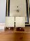 Cubic Bedside Lamps, 1960s, Set of 2, Image 2