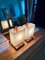 Cubic Bedside Lamps, 1960s, Set of 2, Image 3