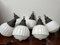 Antique English Church Satin Opaline Milk Glass Ceiling Light, 1890s, Image 8