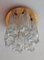 Vintage Ceiling Light in Glass and Gilt Metal from Leclaire & Schäfer, 1970s, Image 1