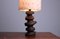 Large Brutalist Sculptural Ceramic Table Lamp, 1970s, Image 2