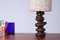 Large Brutalist Sculptural Ceramic Table Lamp, 1970s, Image 6