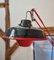 Industrial Red Architectural Lamp, Image 13