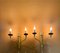 Empire Wall Lamps from Maison Lucien Gau, France, 1940s, Set of 2, Image 6