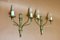 Empire Wandlampen von Maison Lucien Gau, Frankreich, 1940er, 2er Set 1