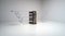 Acrylic Gass Console with Bronze Male Torso by Massimo Papiri for Tamanti, 1970s 5