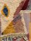 Marokkanischer Beni Ouarain Teppich aus Wolle mit abstraktem geometrischem Muster, 1990er 3