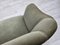 Vintage Danish Two-Seater Sofa in Green Furniture Velour and Beech, 1950s 10