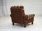 Vintage Danish Club Chair in Wool, 1970s 14