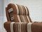 Vintage Danish Club Chair in Wool, 1970s 4
