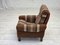 Vintage Danish Club Chair in Wool, 1970s 9