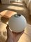 Lampe de Bureau en Verre Opalin Rouge de Temde 9