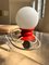 Red Opal Glass Table Lamp from Temde, Image 5