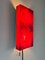 Applique Murale Rouge par Uwe Mersch, 1970s 8