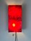 Applique Murale Rouge par Uwe Mersch, 1970s 1