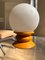 Lampe de Bureau en Verre Opalin Jaune de Temde 1