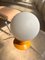 Lampe de Bureau en Verre Opalin Jaune de Temde 4