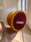 Lampe de Bureau en Verre Opalin Jaune de Temde 7