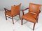 Chaises de Salle à Manger en Acajou et Cuir Tanné, Danemark, 1940s, Set de 6 5