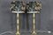 Large Brass Table Lamps, Denmark, 1960s, Set of 2, Image 2