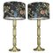 Große Messing Tischlampen, Dänemark, 1960er, 2er Set 1