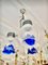 Globes en Verre Murano et Lustre en Chrome de Mazzega, Italie, 1970s 2
