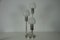Mid-Century Chrome and Opaline Glass Table Lamp, Germany, 1960s, Image 3