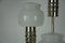 Mid-Century Chrome and Opaline Glass Table Lamp, Germany, 1960s, Image 10