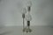 Mid-Century Chrome and Opaline Glass Table Lamp, Germany, 1960s, Image 2