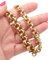 Doppelte Mesh-Halskette aus Gelbgold 5