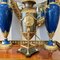 Antique Empire-Style Lamp in Gilt Bronze and Brown Patina with Marble Base, Image 6