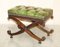Antique Victorian Chesterfield Tufted Ottoman in Green Leather, 1880 2
