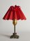 Art Nouveau Brass Table Lamp, Image 6