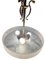 Swedish Art Deco Cast Glass and Brass Ceiling Light, 1930s, Image 6