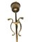 Plafonnier Art Déco en Verre Moulé et Laiton, Suède, 1930s 3