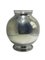 Swedish Silver-Plated Vase with Glass Flower Insert attributed to GAB, 1940s, Image 3