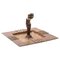 Swedish Art Deco Bronze Female Nude Candleholder attributed to GAB, 1930s, Image 1