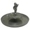 Pewter Trays with Figurine Finial by Edvin Ollers, Sweden, 1928, Set of 2, Image 1