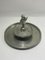 Pewter Trays with Figurine Finial by Edvin Ollers, Sweden, 1928, Set of 2, Image 5