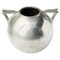 Vase en Étain avec Motif Feuille et Poignées Triangulaires de L&L, Suède, 1935 1