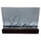 Mid-Century Glass Aquarium Block attributed to Asta Strömberg for Strömbergshyttan, Sweden, 1950s, Image 1