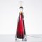 Mid-Century Modern Ruby Red Glass Table Lamp attributed to Carl Fagerlund for Orrefors, Sweden, 1960s, Image 4